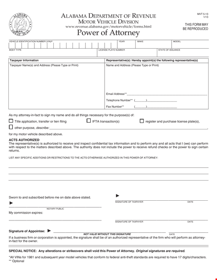 get control with power of attorney form - protect your rights template