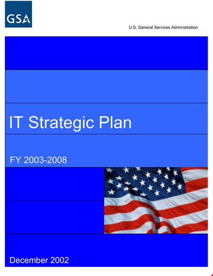 it strategic business plan template