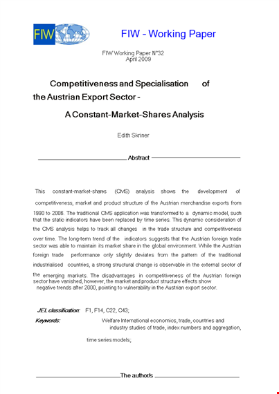 market share analysis template template