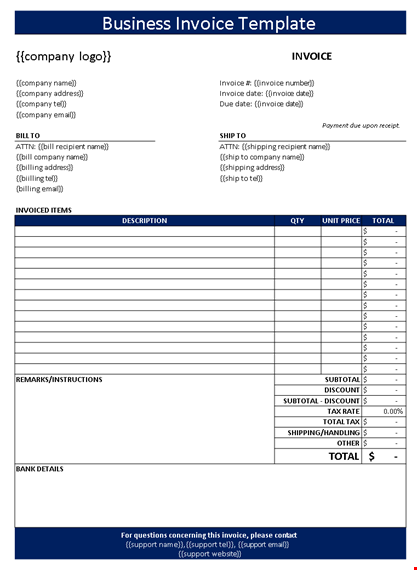 interim invoice template | download now template