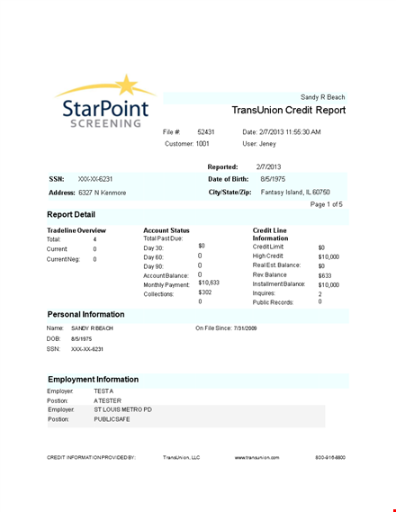 get your free transunion credit report & score | trusted consumer reporting & credit information template