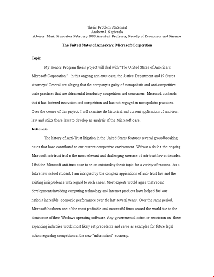 thesis problem statement template template