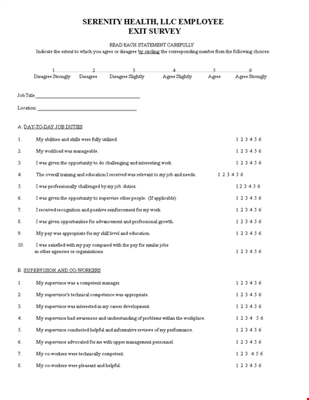 improve employee satisfaction with effective exit surveys template