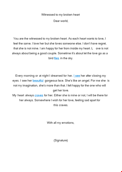 sad letter to boyfriend template