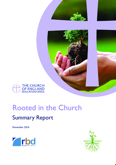 rooted in the church summary report template