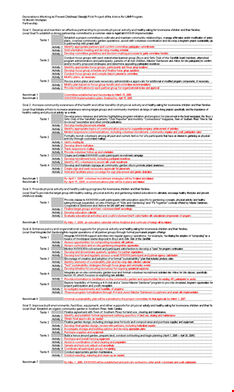 sample work plan template excel template