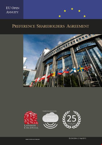 shareholder agreement | company shareholder preference template