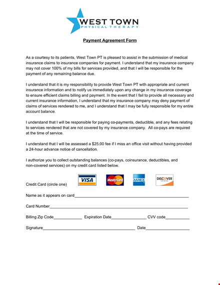 download payment agreement template - ensure timely payments and insurance coverage for services template