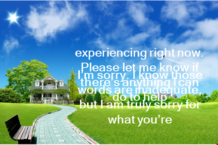 sympathy message template - express your condolences with thoughtful words template