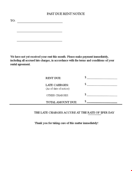 late rent payment letter template
