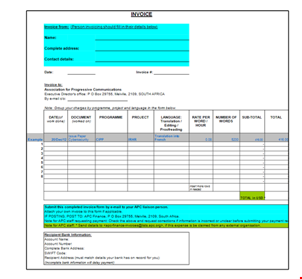 professional invoice template - get paid faster with our customizable invoicing solution template