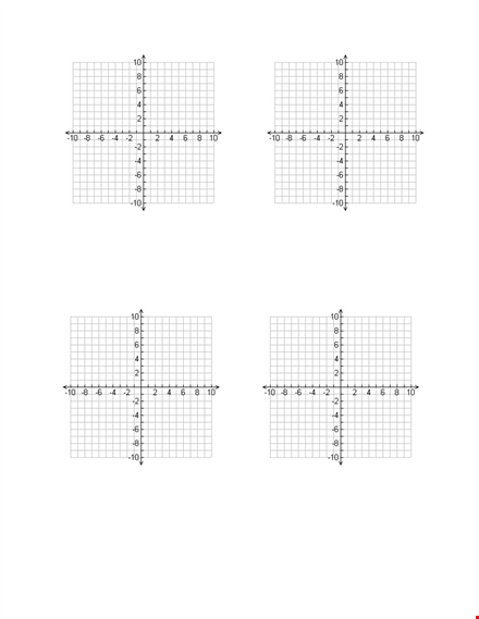 printable graph paper template | free math graphing paper - mathbits template