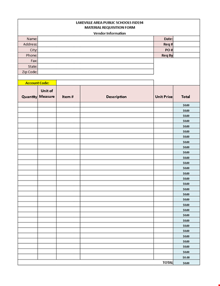 create a requisition in minutes - download our template | lakeville template