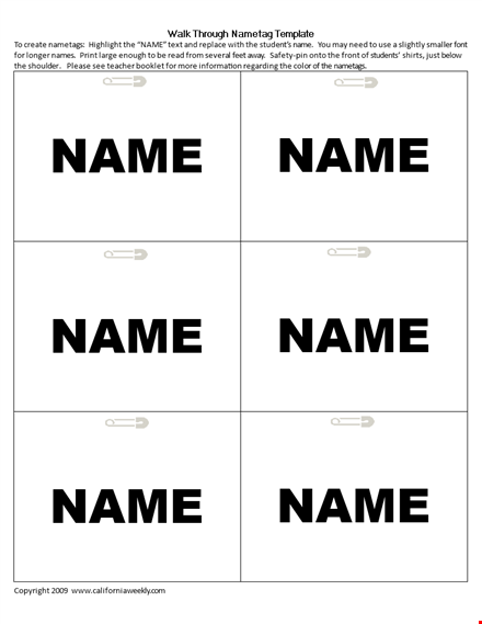 creative name tag template for your next event - customize in minutes template