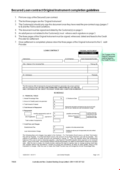 download loan agreement template - create a custom contract document template