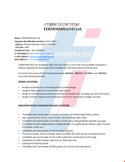 construction plumber template