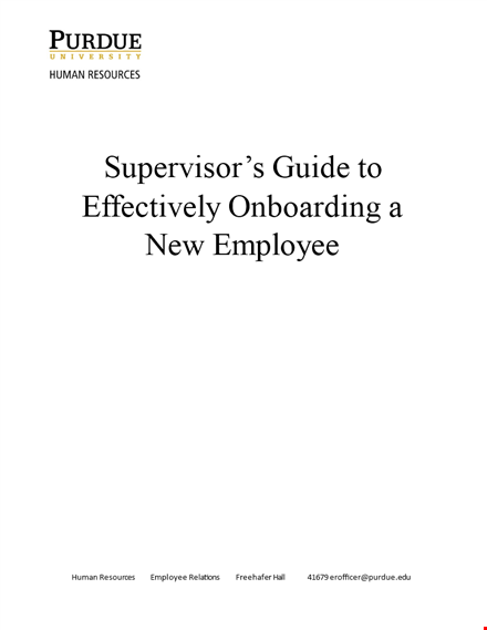 employee supervisor checklist template for effective training and department management template