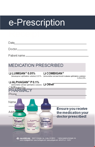 doctor prescription template