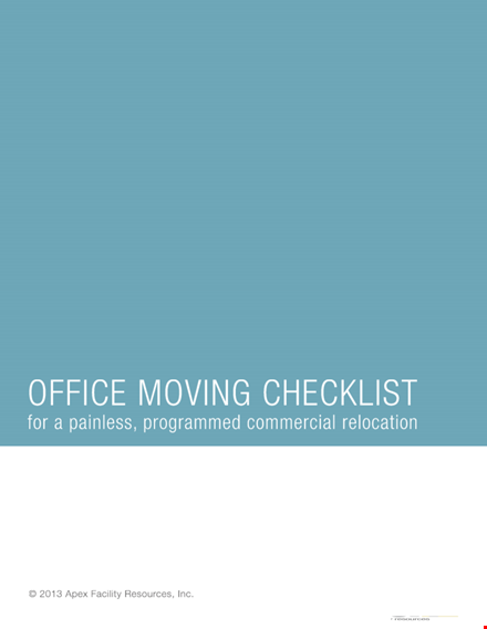 office moving checklist template - before, confirm template