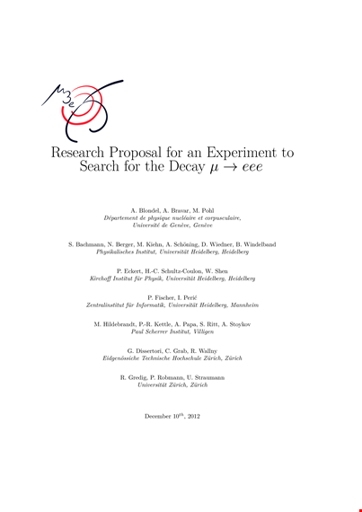experimental research proposal format template