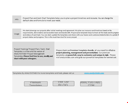 well organize project planning template template