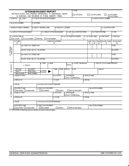 incident report template - download and customize now template