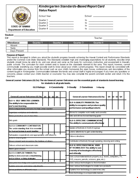 download report card template - easy to use and aligned with standards template