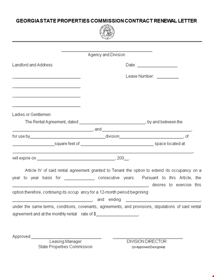 renewal application for approved rental employment contract template