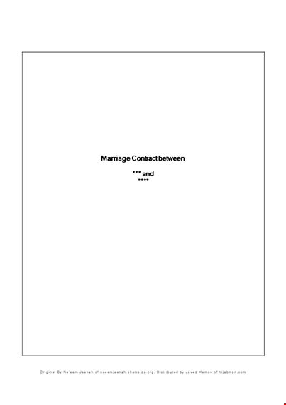 marriage contract template - create a secure agreement for your marriage | our benefits and features template