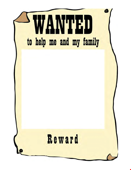 create custom wanted posters | free templates | principle design central template