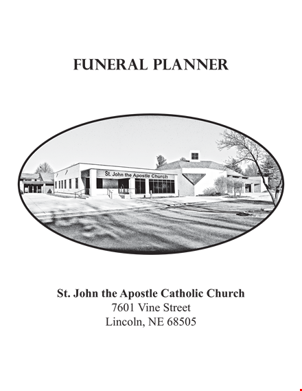 funeral planner template template