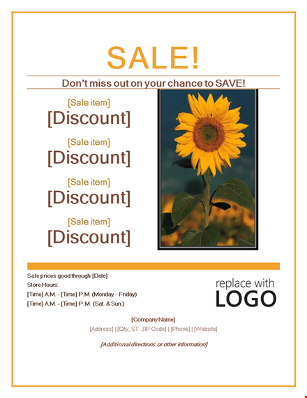 get discount on flyer templates - download now! template