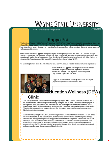 pharmd newsletter jun template