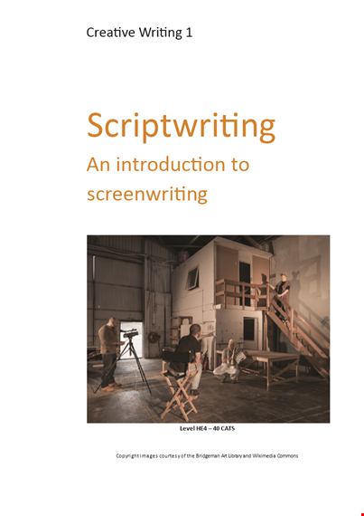 project writing: screenplay template for effective storytelling template