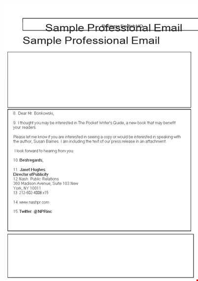 professional email example - improve your business communication | businessenglishhq template