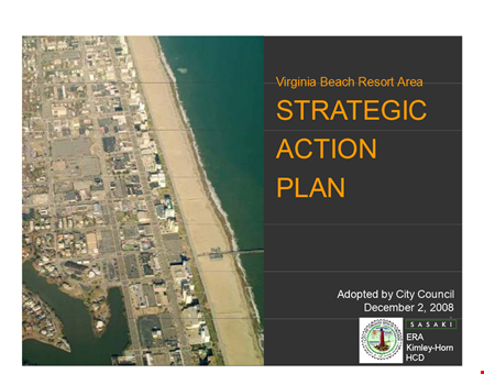 resort strategic action plan - enhancing street and beach experience template