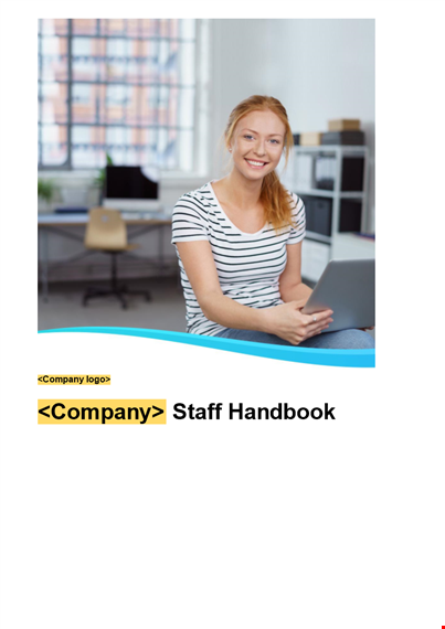 create an effective company handbook | managerial guidelines, leave policies, and more template