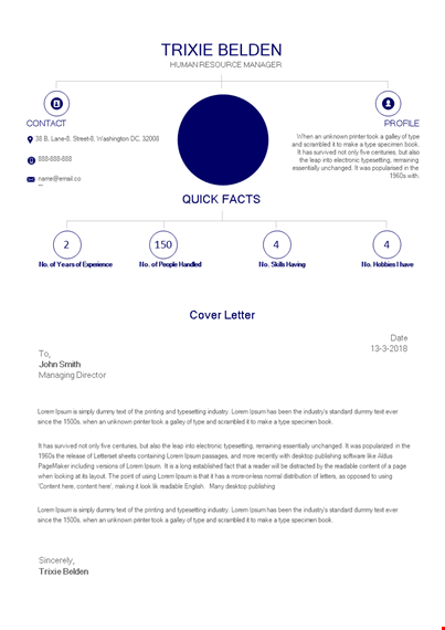 professional modern resume template with cover letter | lorem ipsum industry template