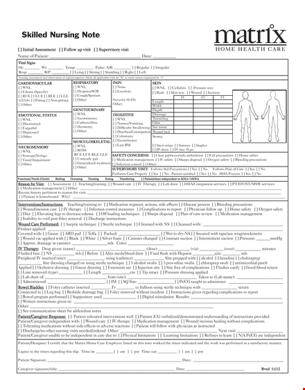 expert skilled nursing for wound care | compassionate patient support template