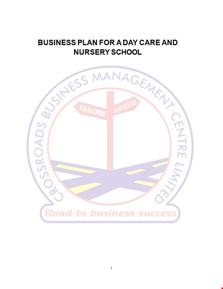 daycare center business plan template