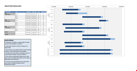 gantt chart generator excel template