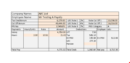 payroll template - download ctr-optimized document templates template