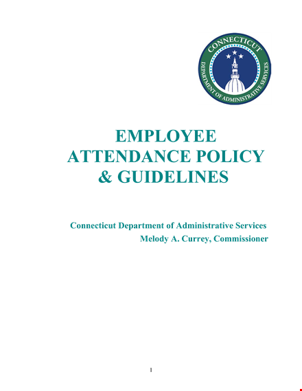 department of administrative services employee attendance policy guidelines template