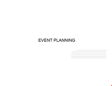 event planning template - simplify with guest & member tracking template