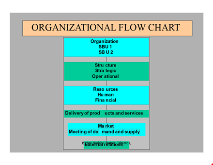 organizational work flow - streamlining management, financials, products, and planning | services template