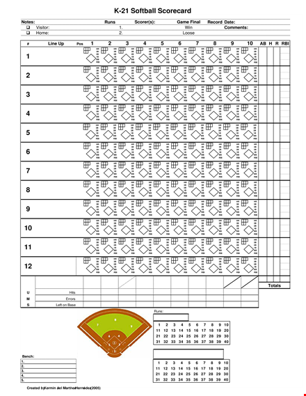 fillable softball score sheet template