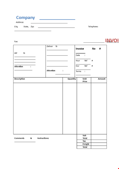 simple bakery invoice template template