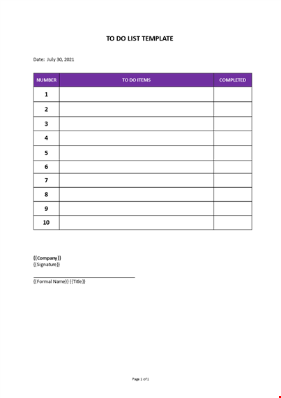 to do list template template