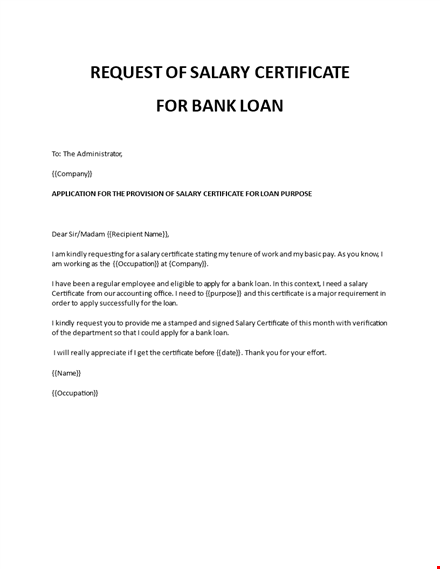 application letter for opening a salary account